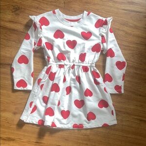 🤡Cat & Jack Heart Print Kids Dress 🤡